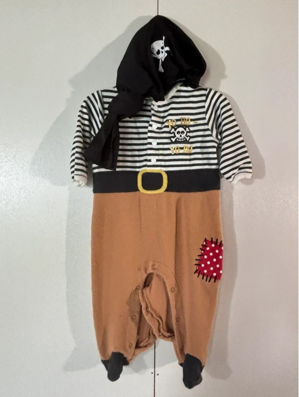 Babyworks Infant Pirate Costume 3-6 Months Footed Romper Halloween